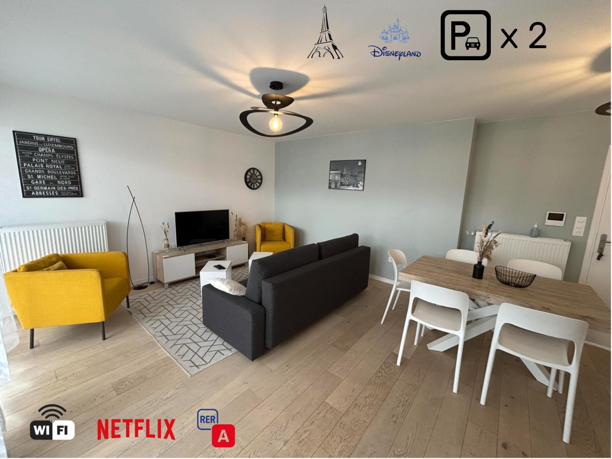 Le Repaire De Mickey Appartement Chessy  Buitenkant foto